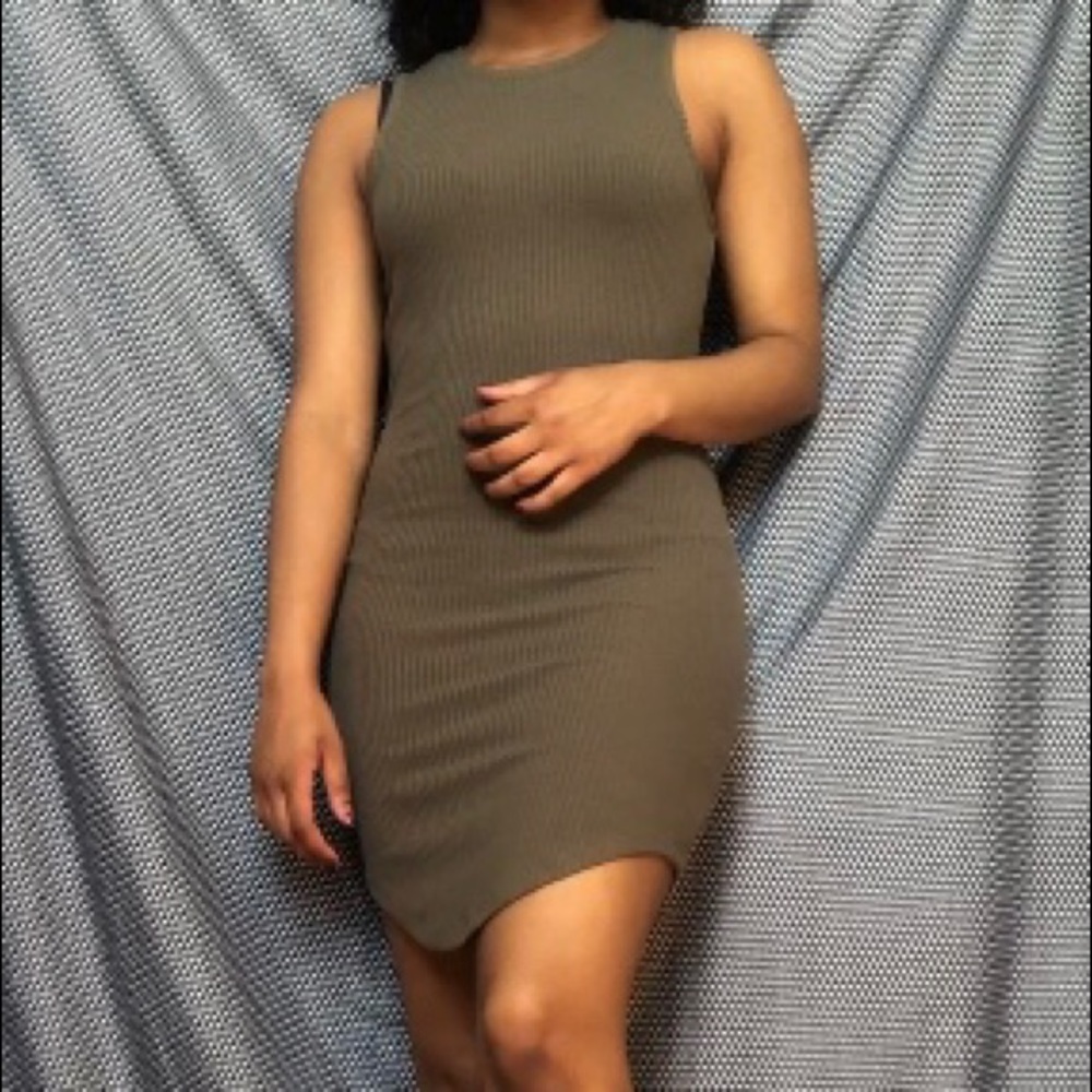 Olive Bodycon Dress
